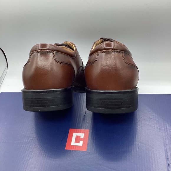 Men’s NIB New Chaps Dress Shoes Lipscomb Tan Brown Size 11W main image 4